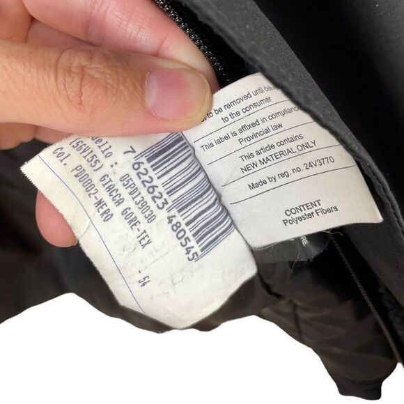 Prada Linea Rossa Black Technical Gore-Tex Jacket Size XL/ IT 54 - Picture 13 of 15